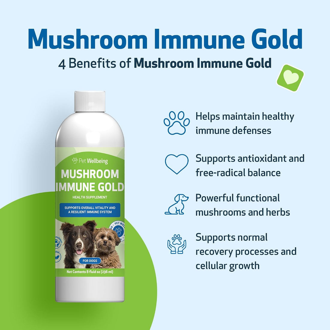 Pet Wellbeing More Mushrooms Bundle for Dogs - Immune System Support
