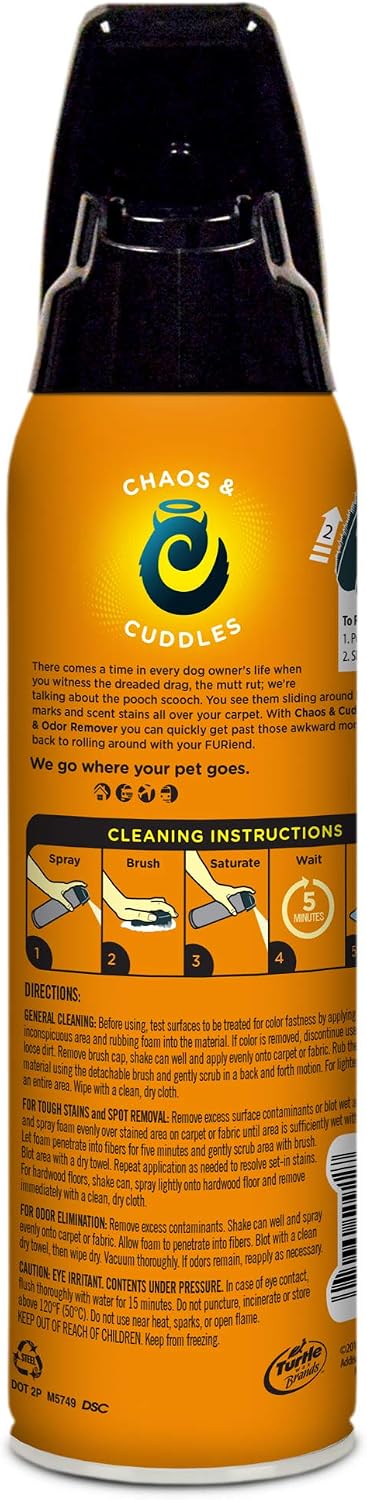 Chaos & Cuddles 50966 Pet Stain and Odor Remover - 18 fl Oz.