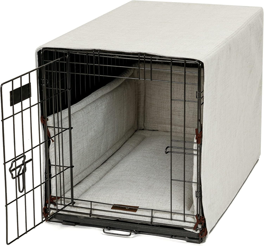 Jax & Bones Dog Crate Cover & Mat w/Bumper, Machine Washable