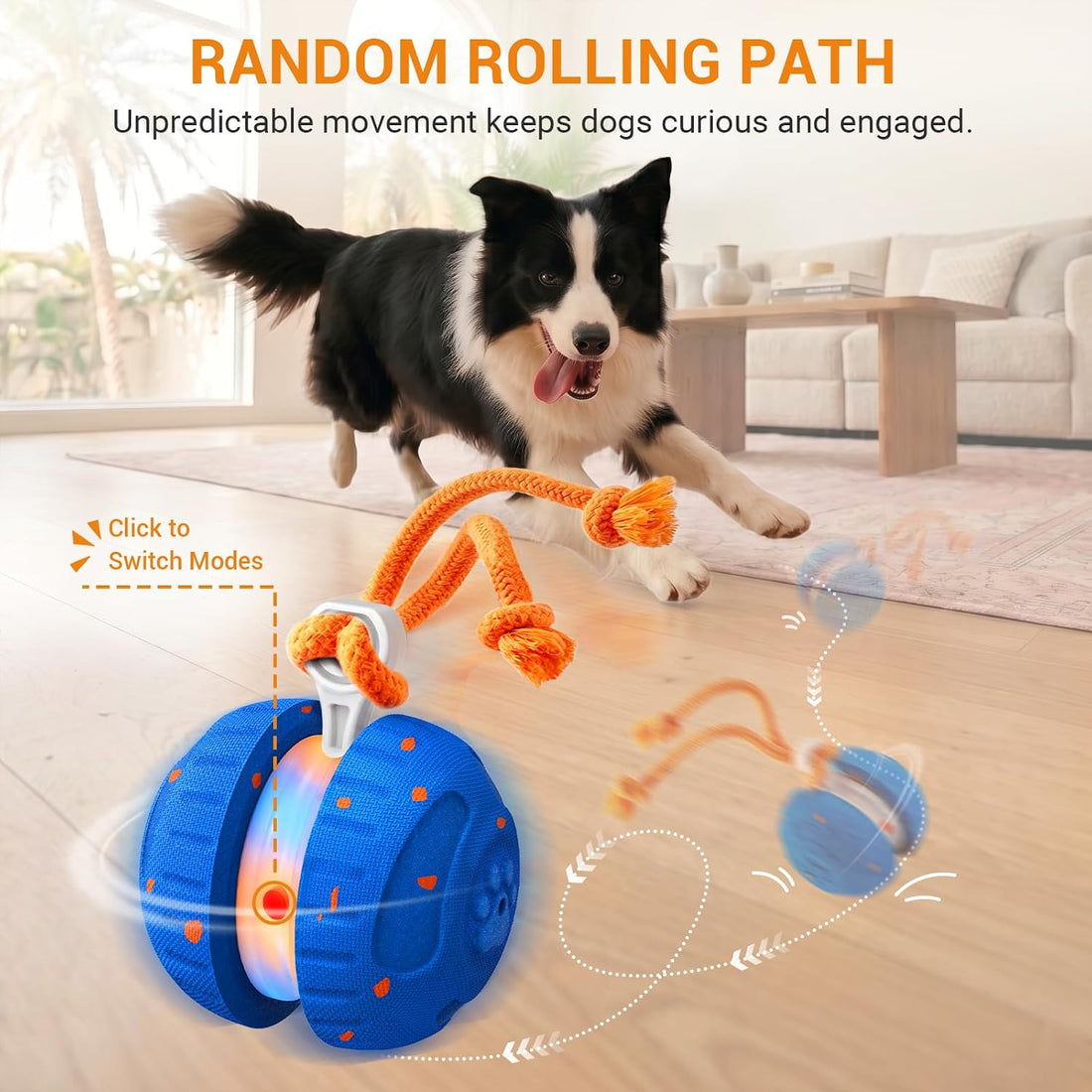 Pamlulu Interactive Dog Toy for Small & Medium Dogs