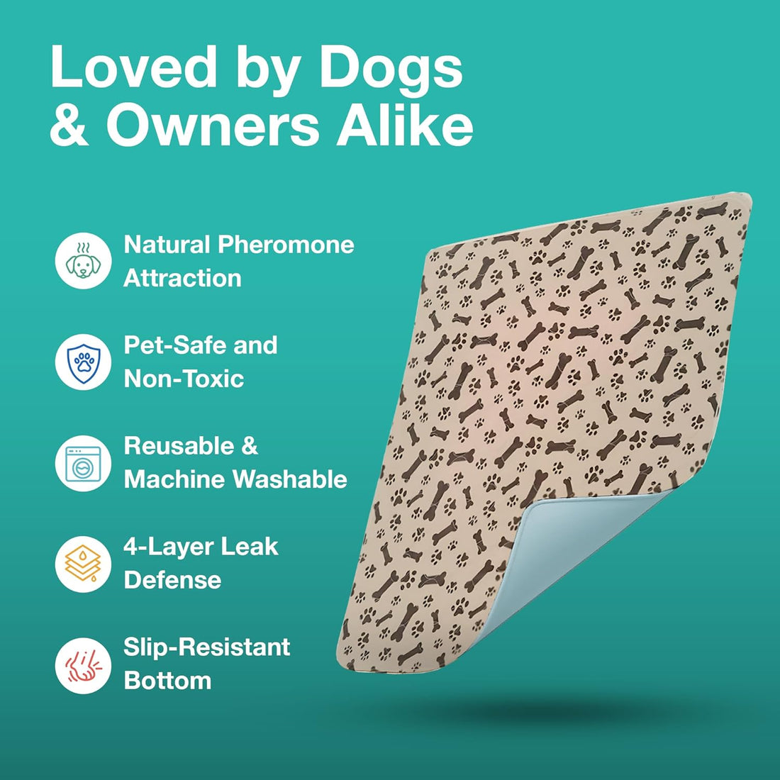 Furthrive Washable Pee Pads for Dogs with Pheromone Attraction