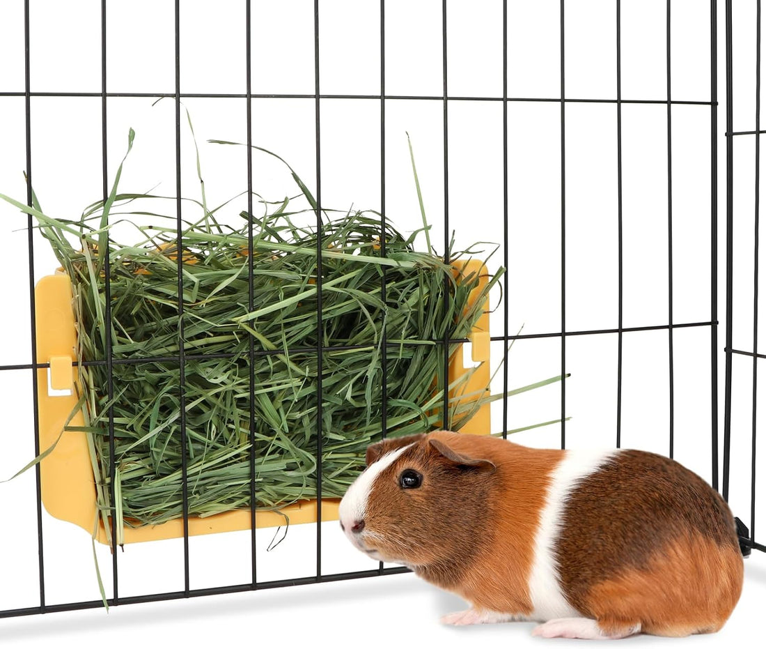 Hypeety Rabbit Hay Feeder Automatic Hay Rack for Guinea Pigs