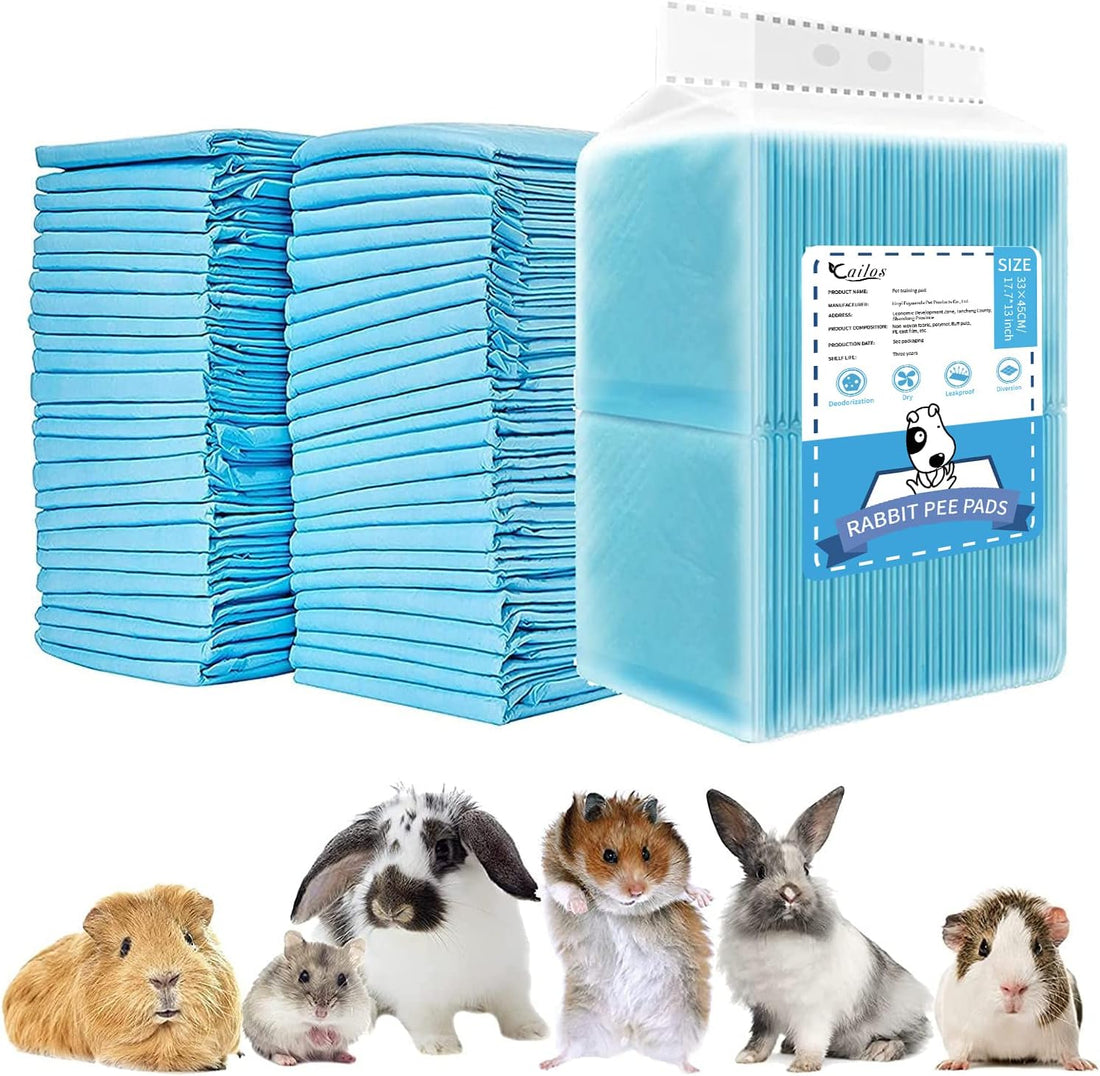 Rabbit Pee Pads Bunny Toilet/Potty Training Pad Super Absorbent Cage