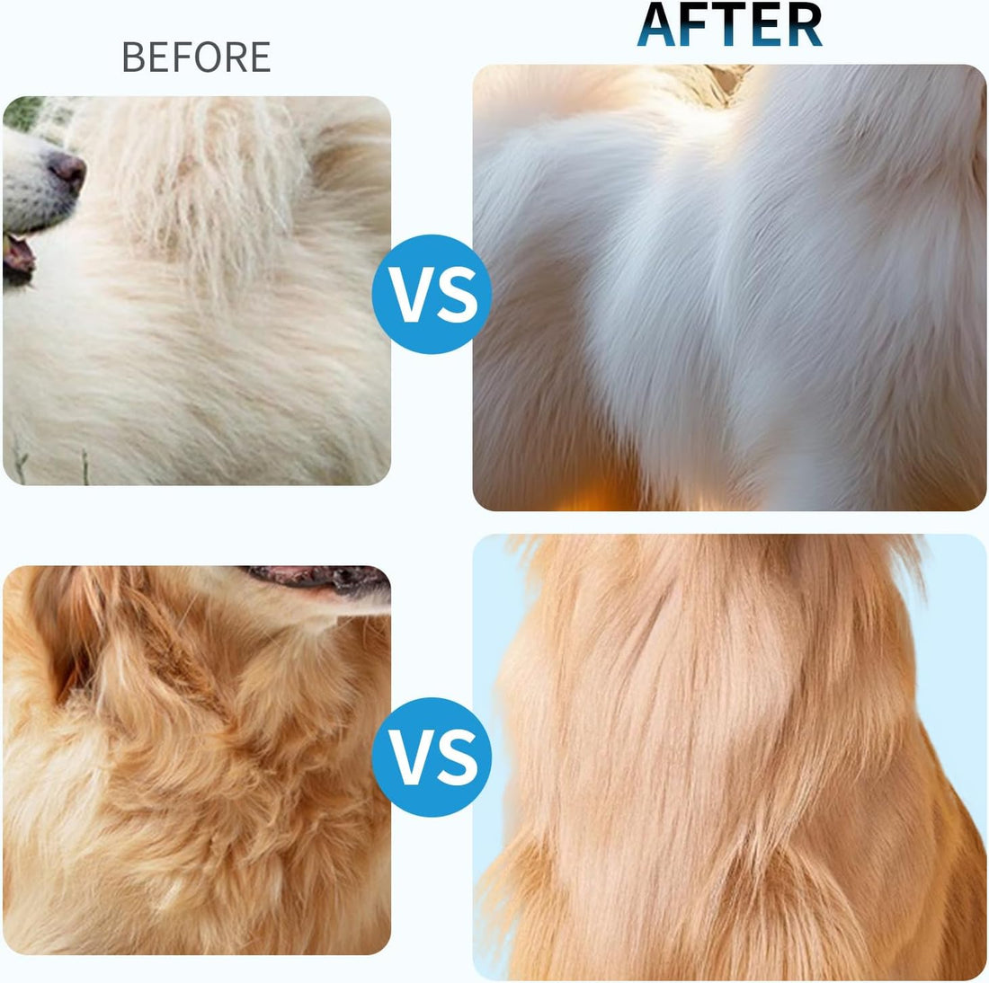 Pjordo Dog Detangler Spray, Natural Dog Leave in Conditioner Spray