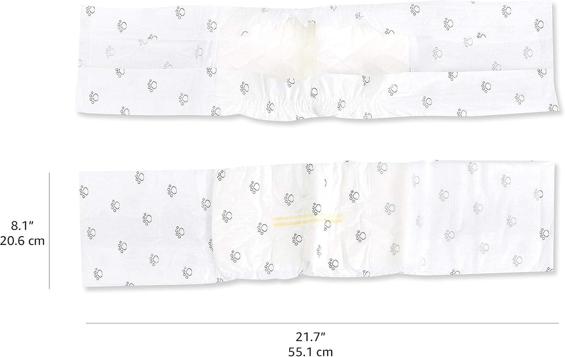 Absorbent, Leakproof Male Dog Wrap Disposable Diapers with Wetness