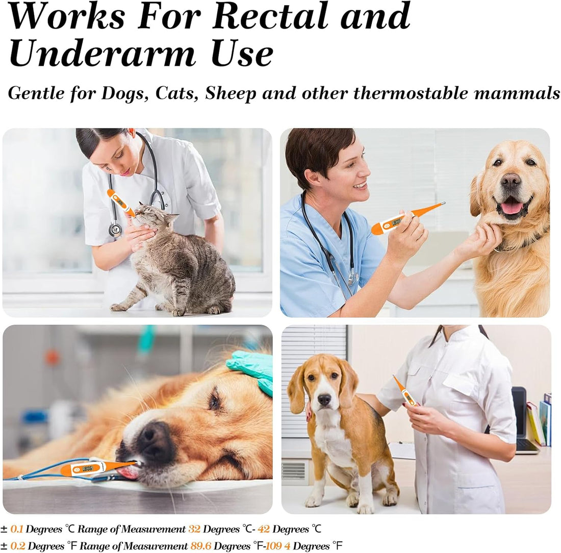 Digital Pet Thermometer for Accurate Fever Detection