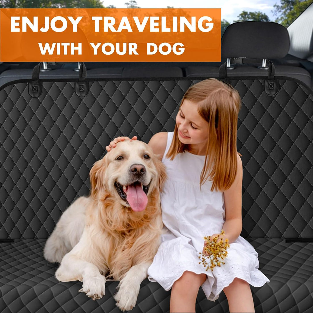 NECKORY Backseat Cover for Dogs