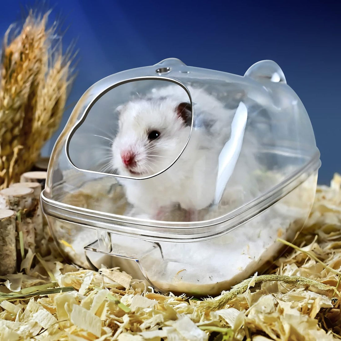 lazYYzal Hamster Bathtub,Hamster Bathroom,Small Animal Habitat