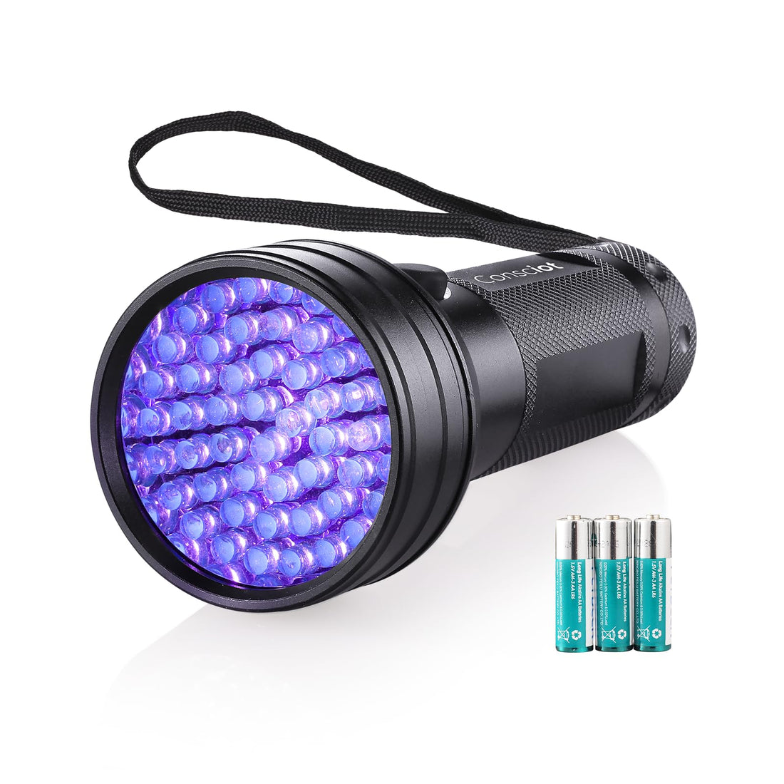 UV Flashlight Black Light, Consciot 51 LED 395nm Ultraviolet