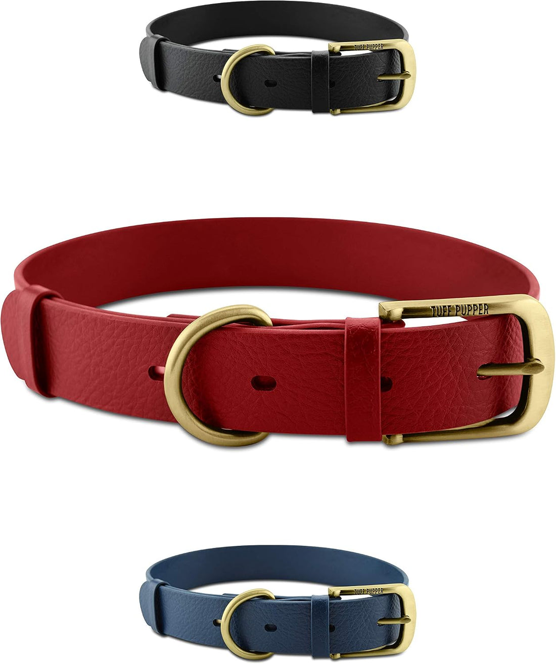 Tuff Pupper Heavy Duty Waterproof Dog Collar for Small