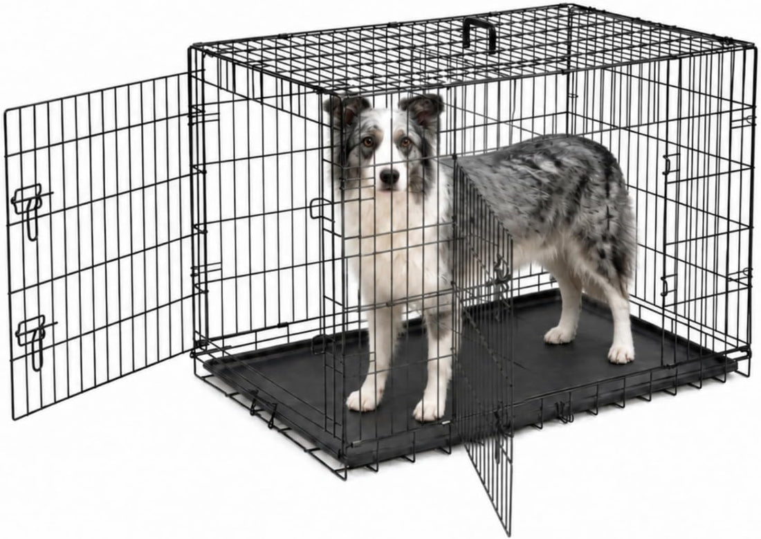 Sweetcrispy 36 Inch Dog Crate, Medium Dog Cage