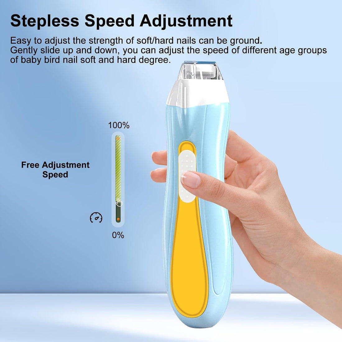 Bird Nail Grinder,Bird Nail Trimmer,Bird Beak Trimmer with LED