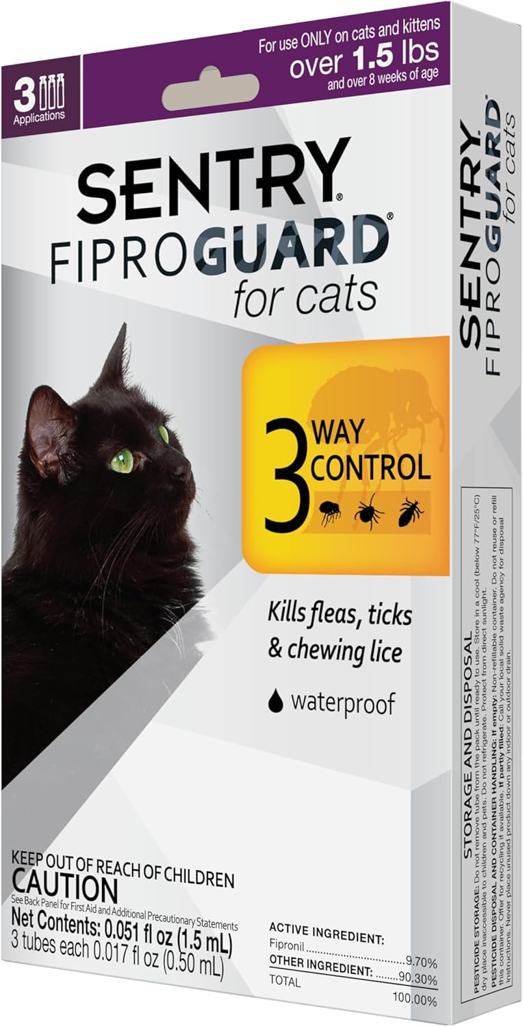 Sentry Fiproguard Flea & Tick Prevention for Cats