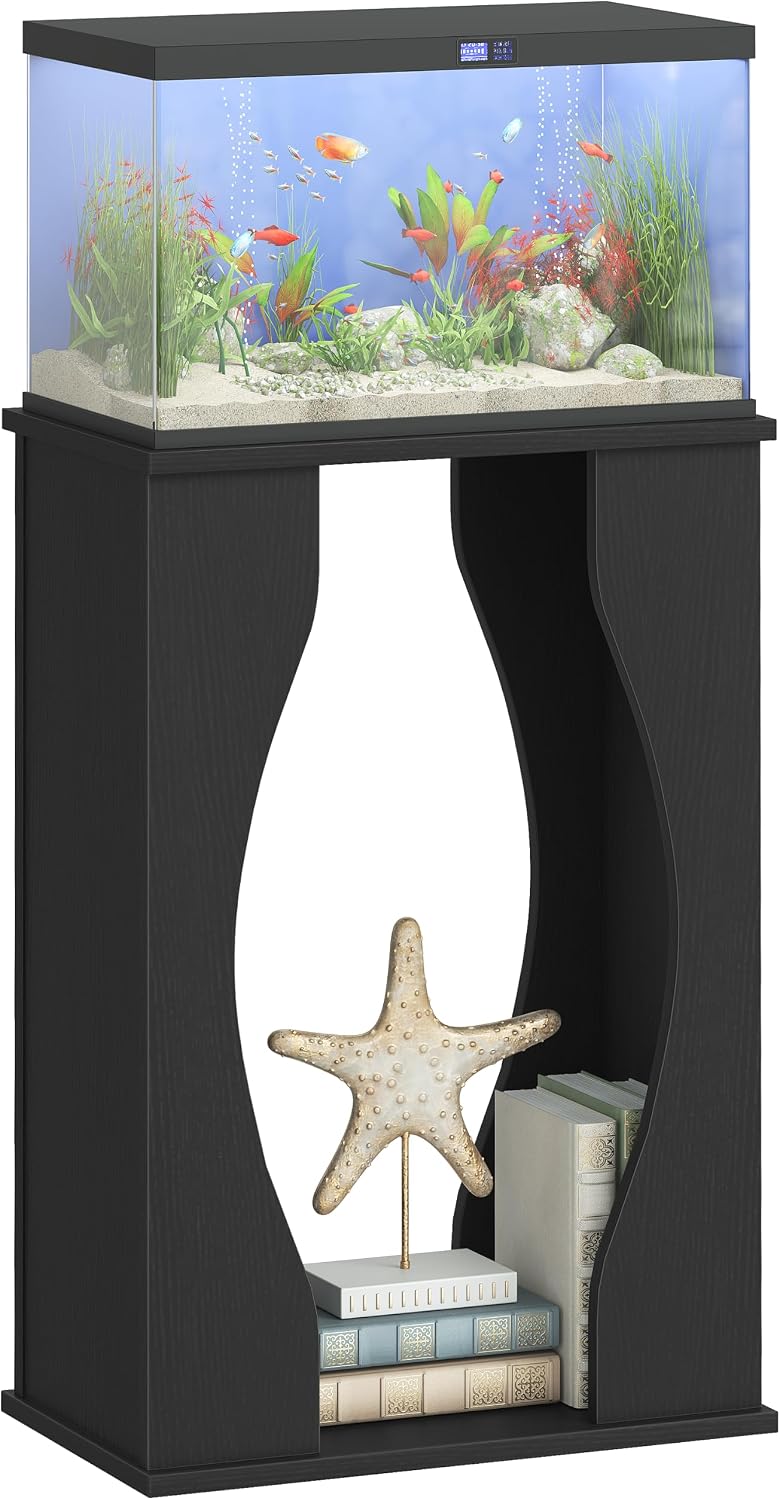 HOOBRO 10-Gallon Aquarium Stand, 2-Tier Fish Tank Stand, Modern
