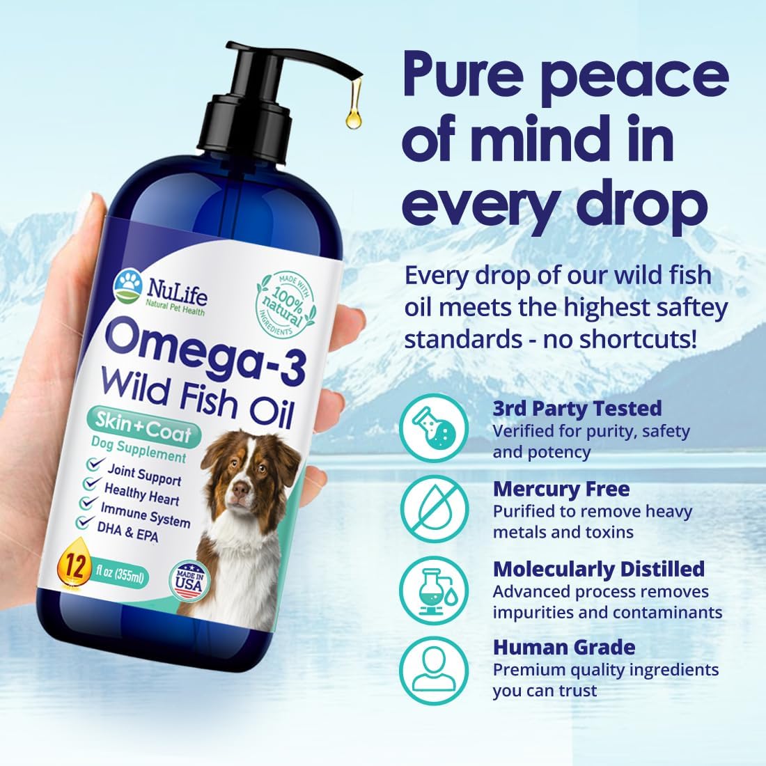 Wild Omega 3 Fish Oil for Dogs