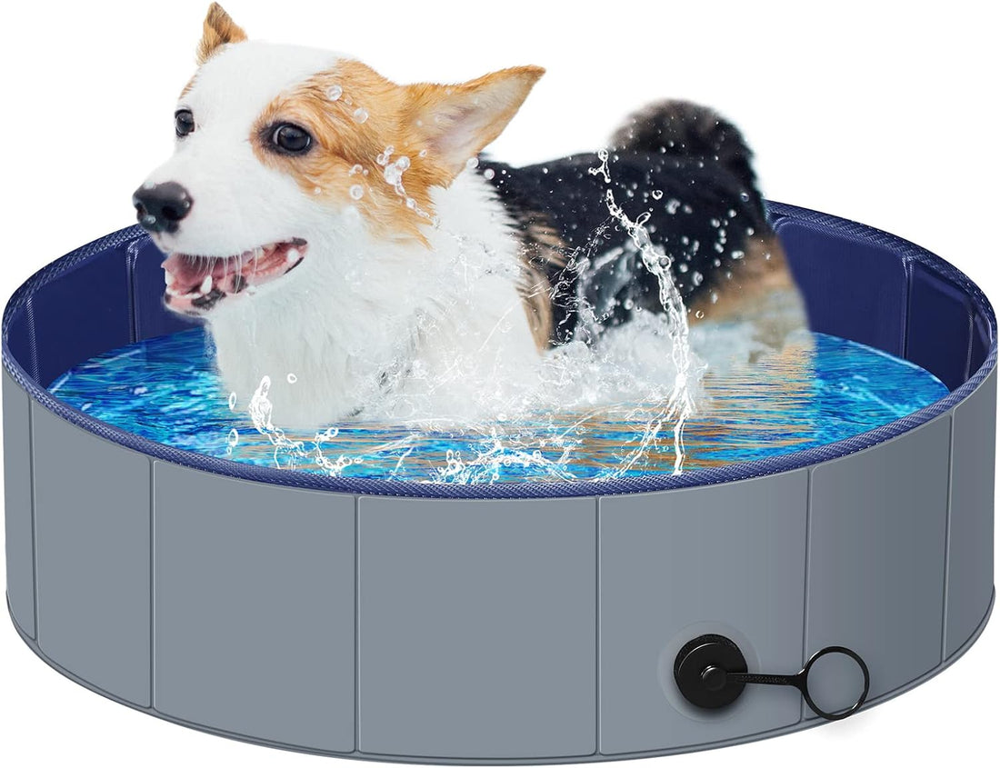 Dog Pool for Large Dogs, Kiddie Pool Hard Plastic
