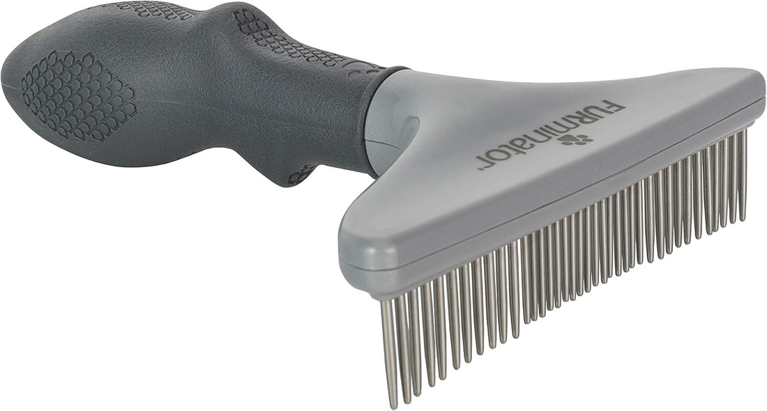 FURminator Dog/Cat Grooming Rake, Grooming Tool