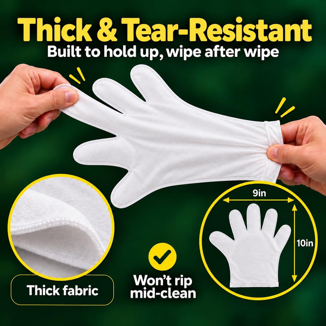 Petazy Pet Glove Wipes for Dogs & Cats