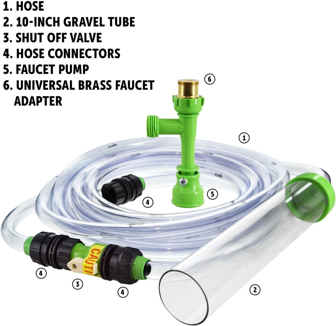 Python No Spill Clean and Fill Aquarium Maintenance System
