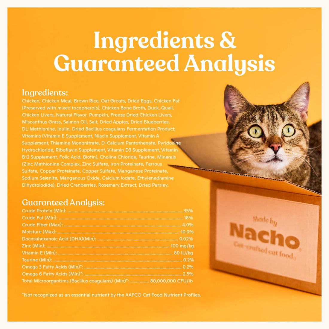 Made by Nacho Dry Cat Kibble 2lb Bag