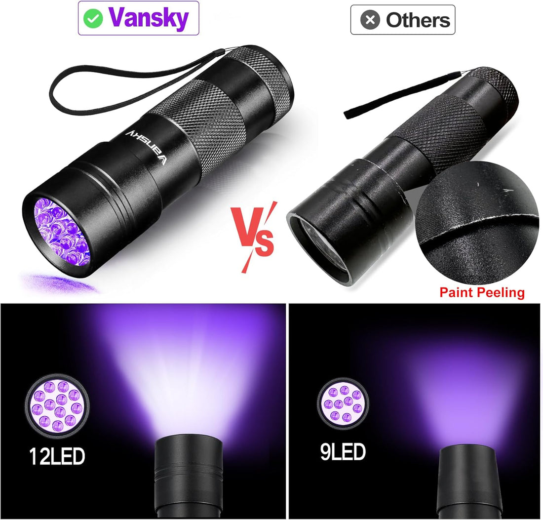UV Light 395nm Blacklight Flashlight