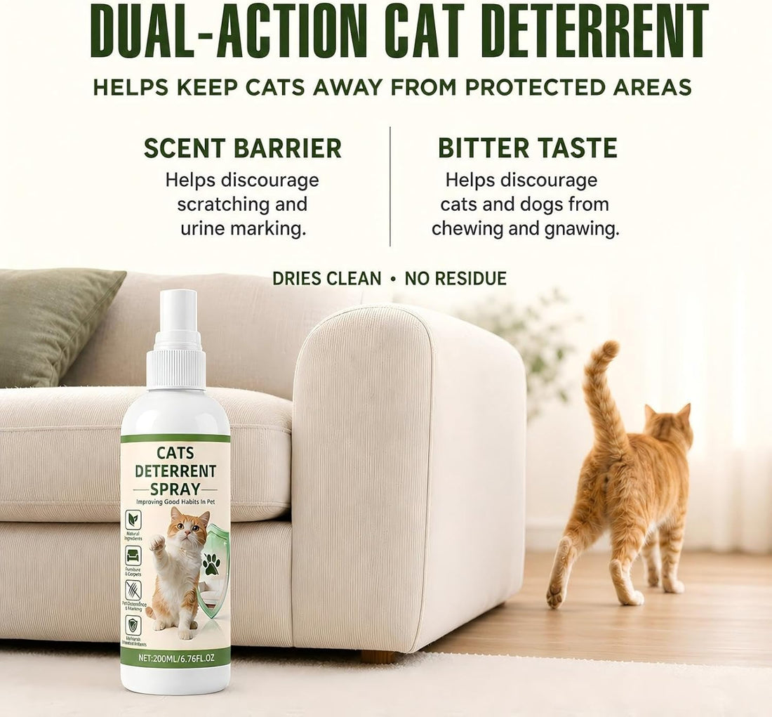 Falefale Cat Deterrent Spray, Anti-Scratch & Chewing Training Aid