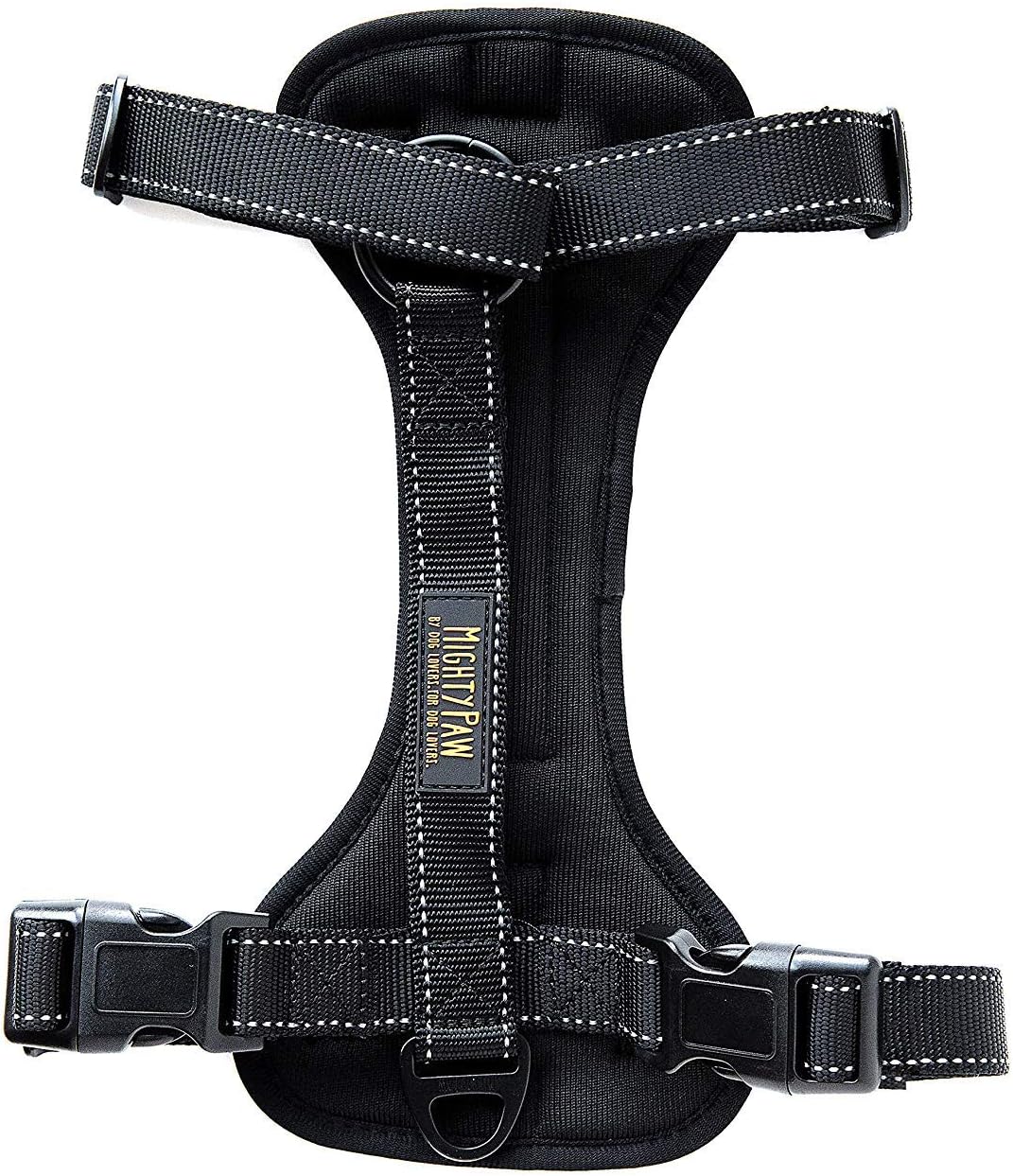 Mighty Paw Dog Car Harness - Vehicle Safety Gear - 2 Leash Attachment