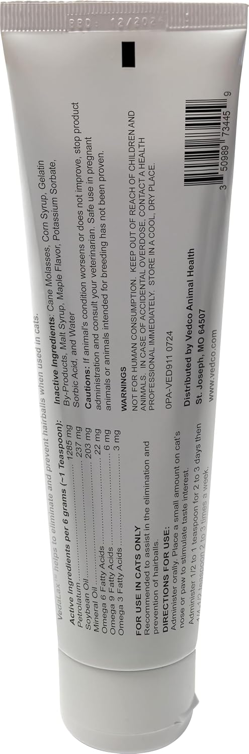 Vedalax Oral Gel 4.25oz Maple