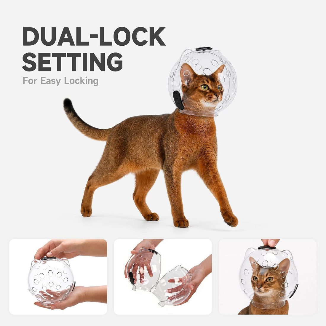 Cat Muzzle Breathable Anti-Bite Grooming Bath Nail Trim Vet Visits