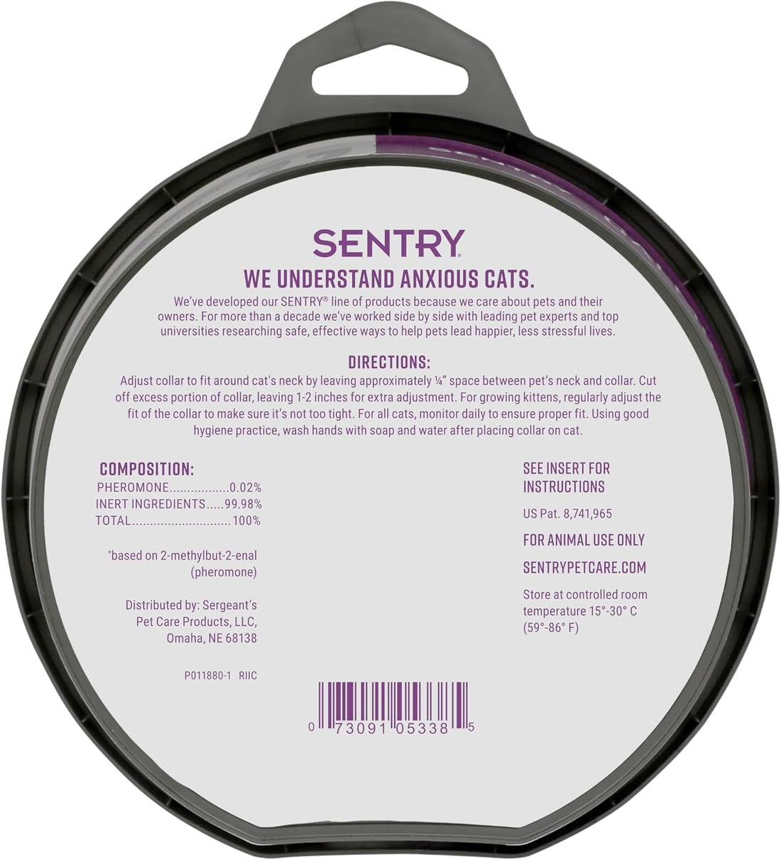 Sentry Calming Collar for Cats