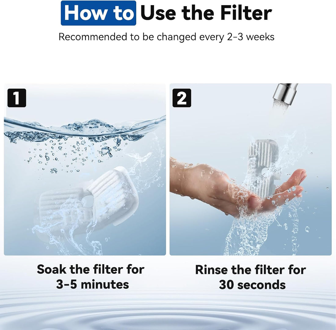 40 Packs for Petlibro Cat Water Fountain Filters Replacement