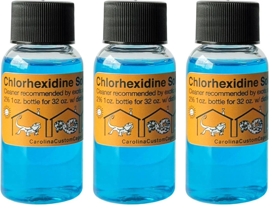3 Refills of 32 oz Each, Chlorhexidine Solution 2%