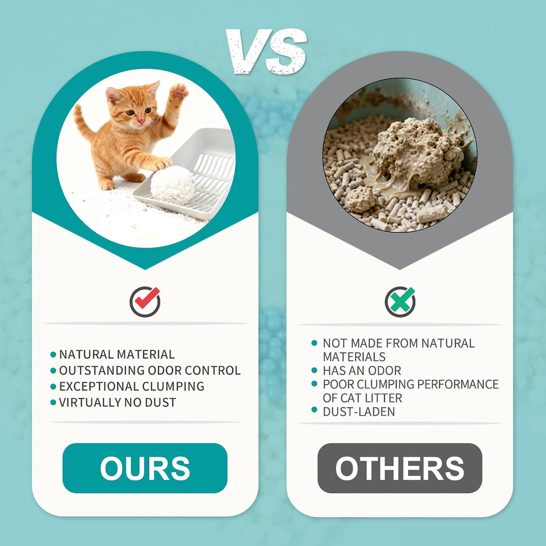 Tapioca Cat Litter, Cassava Cat Litter Odor Control Dust-Free
