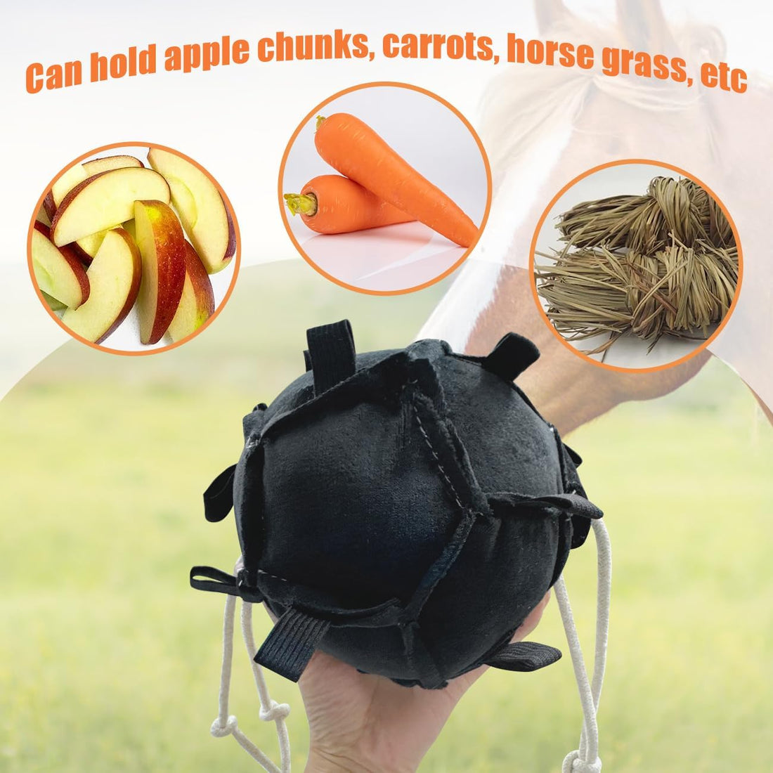La La Pet Hanging Carrot Feeding Ball Interactive Feed Toy Relieve
