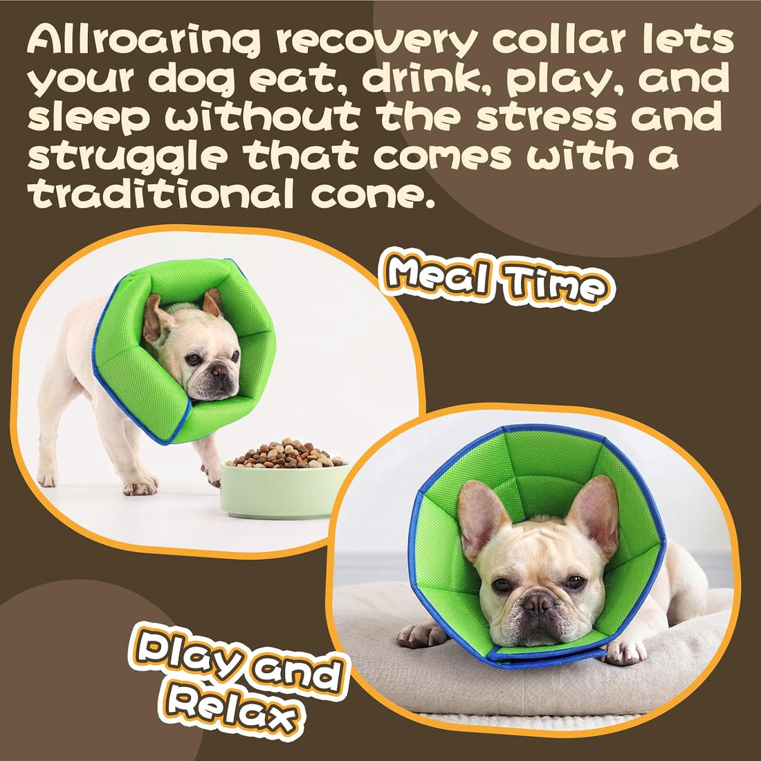 Allroaring Dog Cone Collar After Surgery