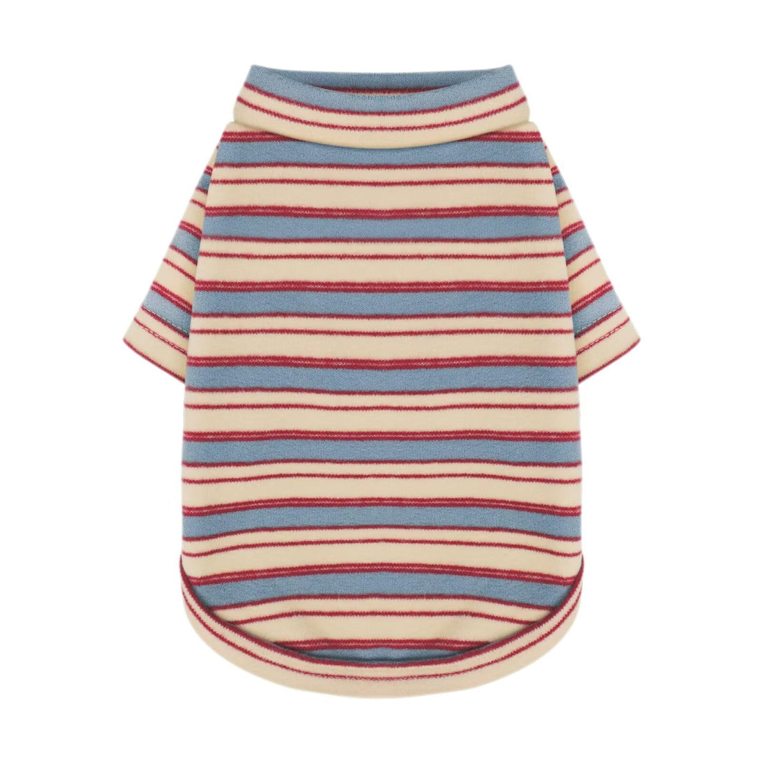 Stylish Striped Block Dog Shirt, Comfortable, Breathable