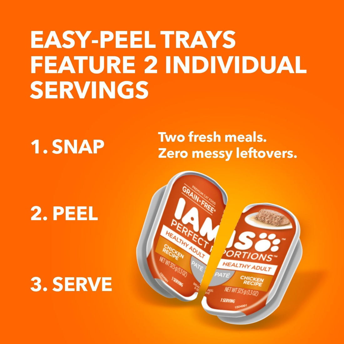 IAMS Perfect Portions Healthy Adult Pate Wet Cat Food