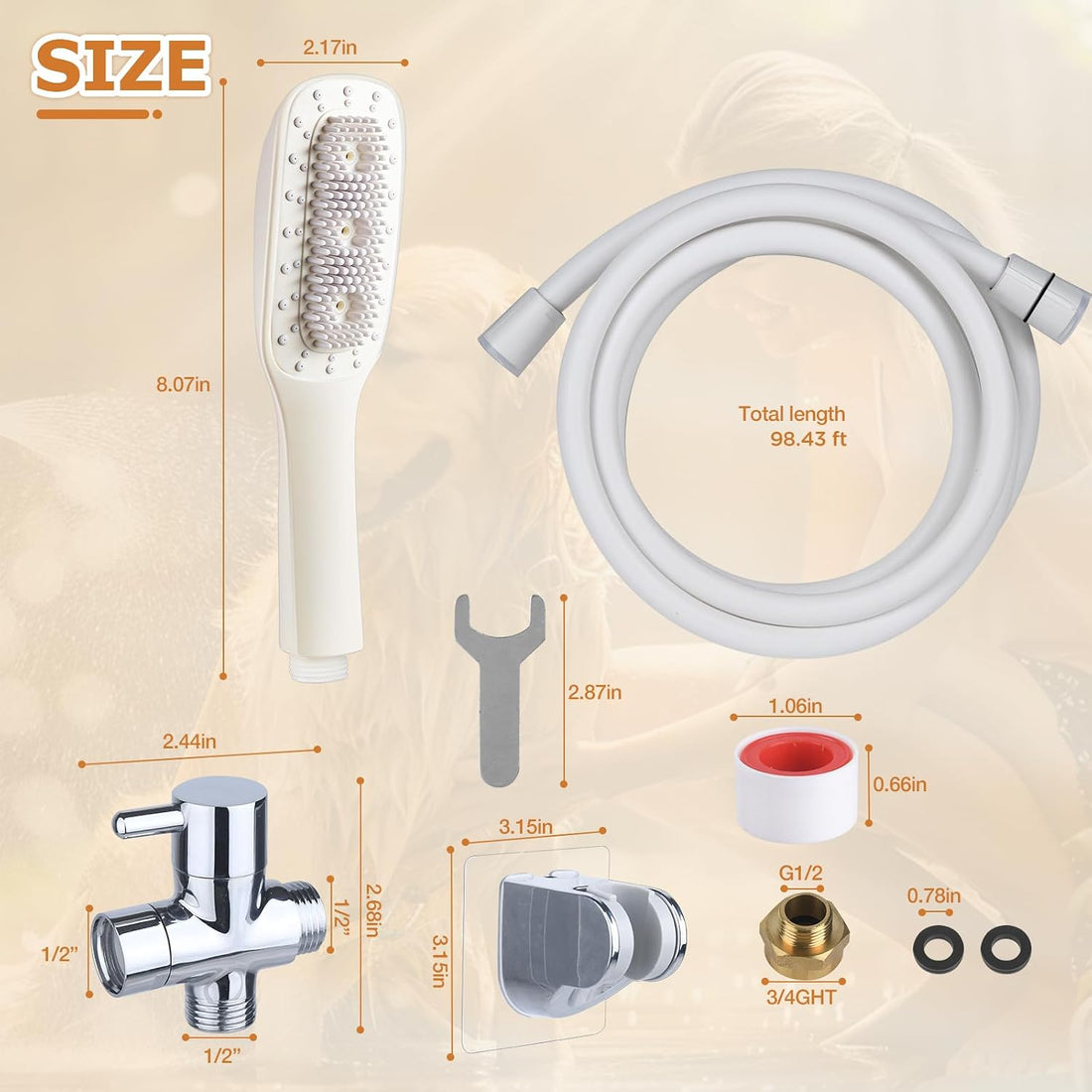 Jamini Dog Shower Attachment