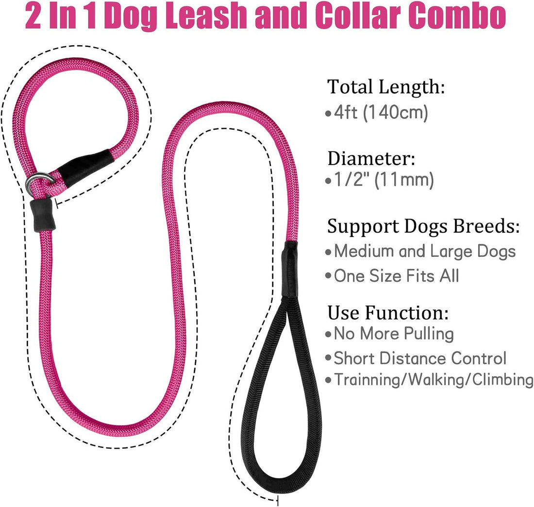Strong Slip Rope Dog Training Leash