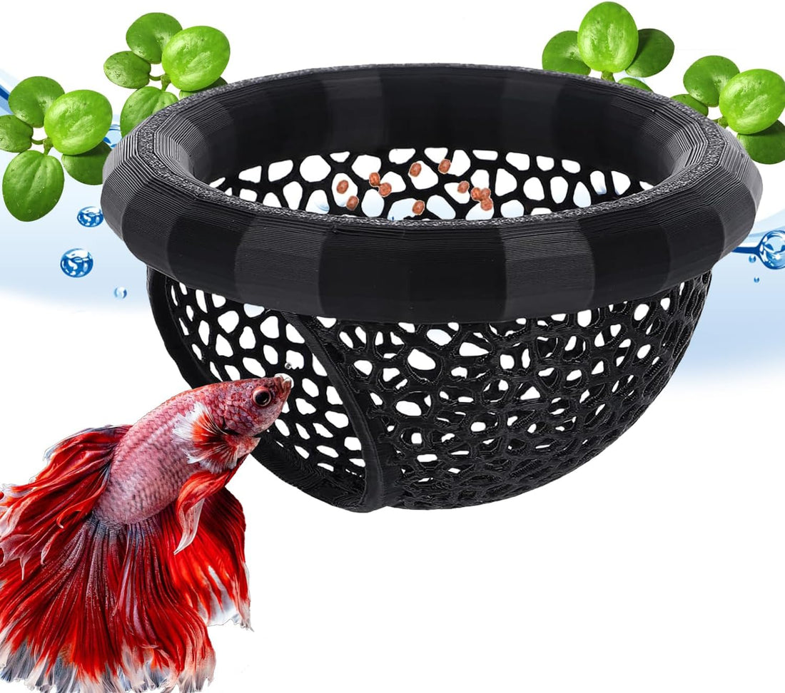 Floating Betta Hammock and Feeding Ring, Aquarium Beta Hideout, Cave