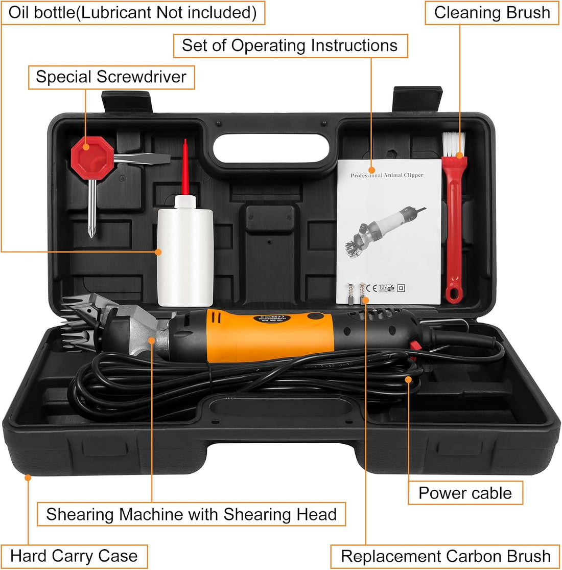 BEETRO 500W Electric Professional Sheep Shears