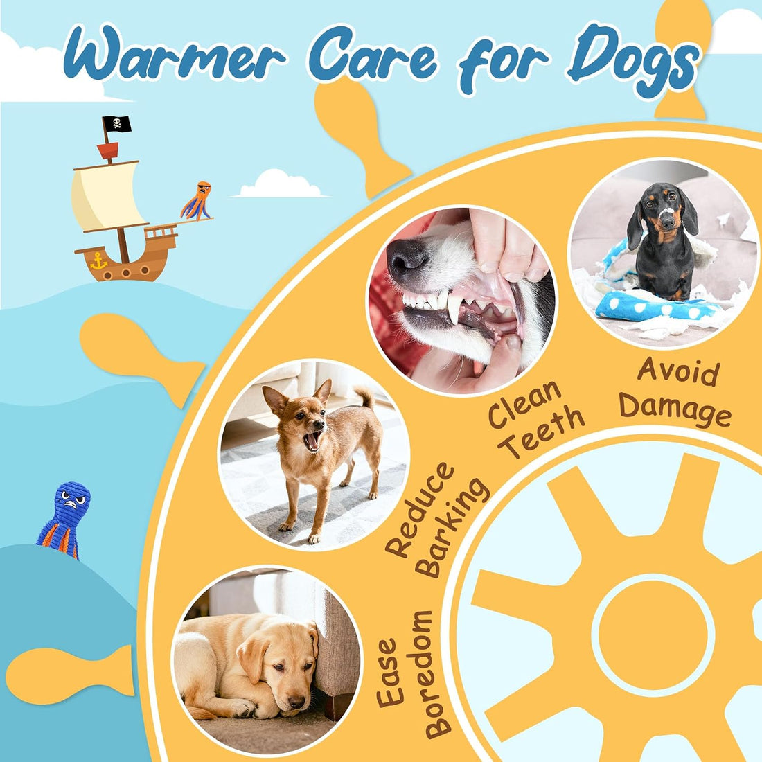 Zeaxuie Interactive Dog Toys