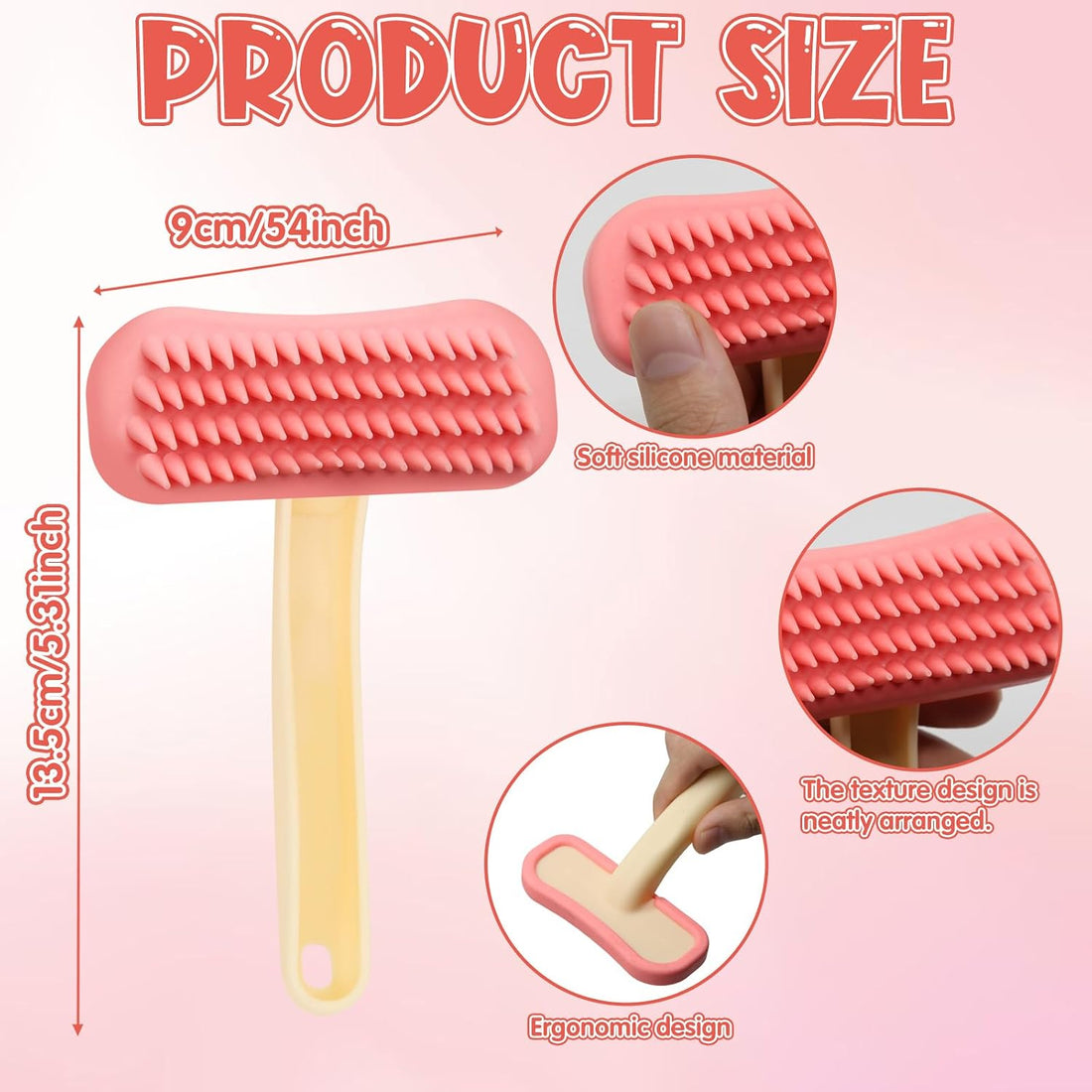 Rabbit Brush, Soft Silicone Small Animal Massage Comb