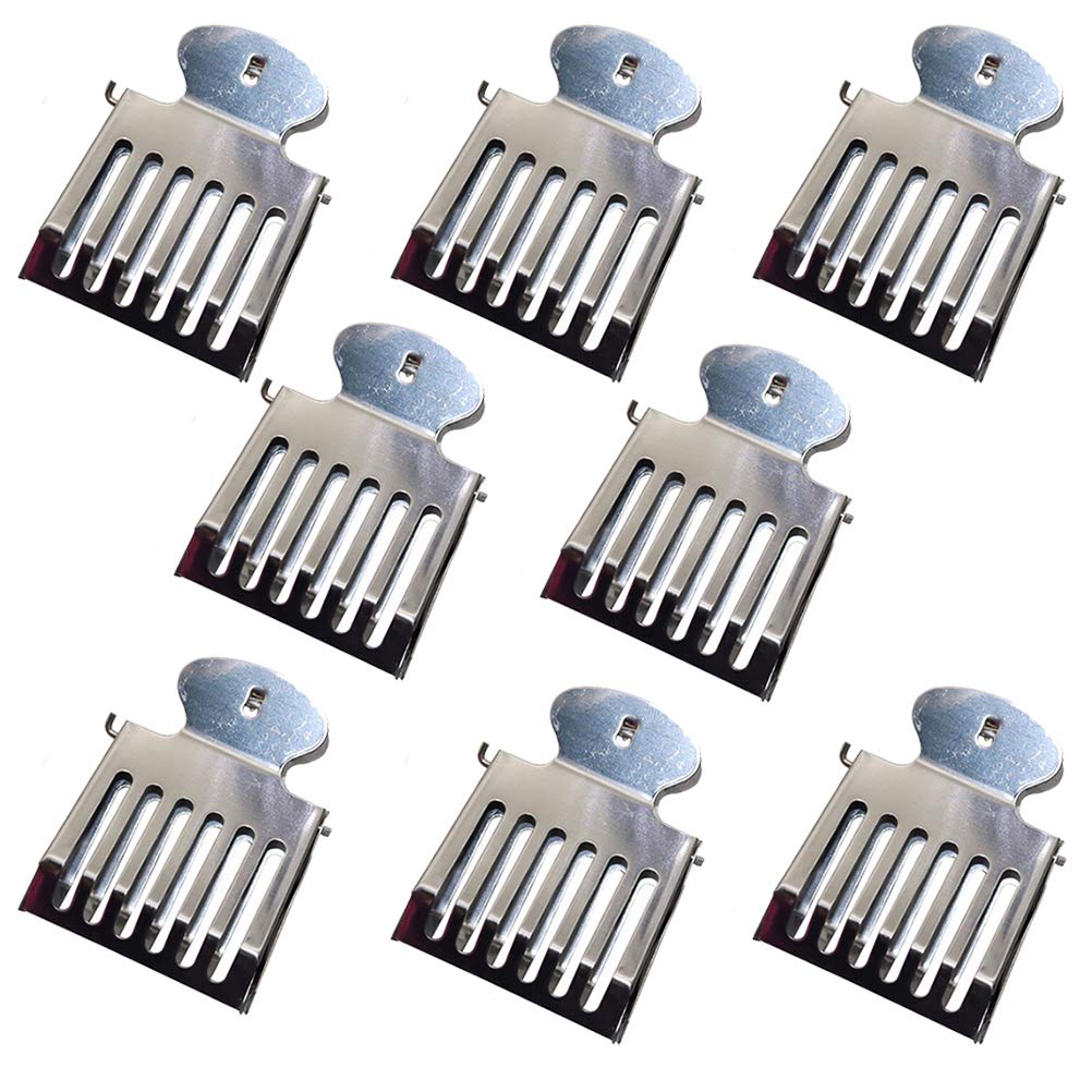 MODUODUO Bee Queen Cage Bees Catcher 8pcs Stainless Steel Clip