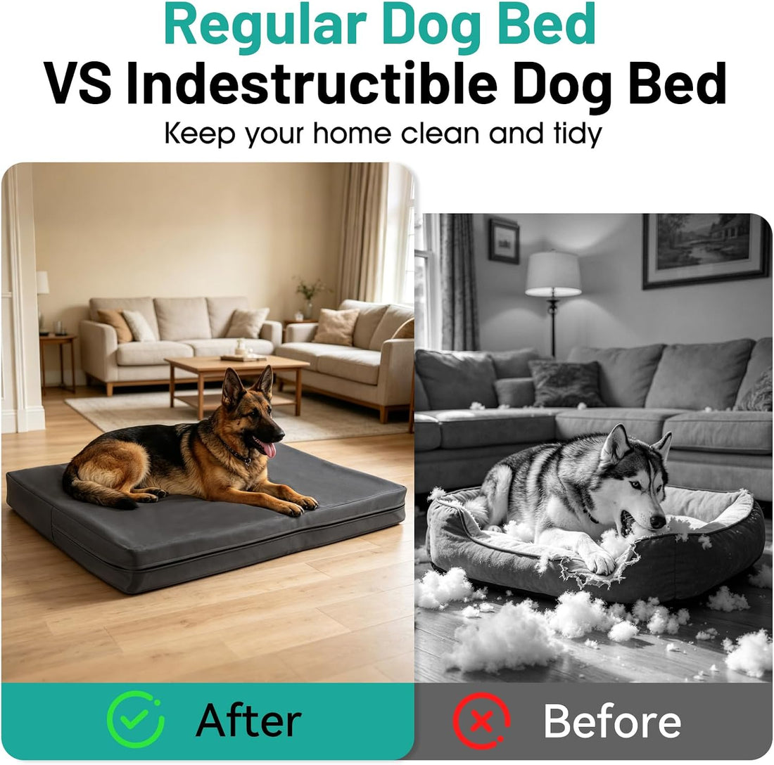 Canvas Indestructible Dog Bed for Crate