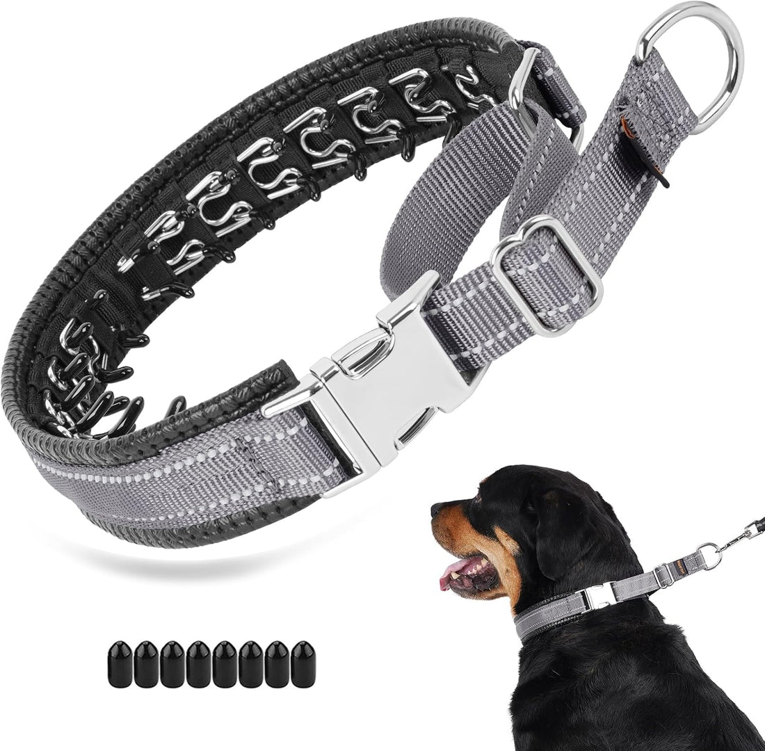 Mayerzon No Pull Collar with Alloy Buckle for Large Dogs that Pull