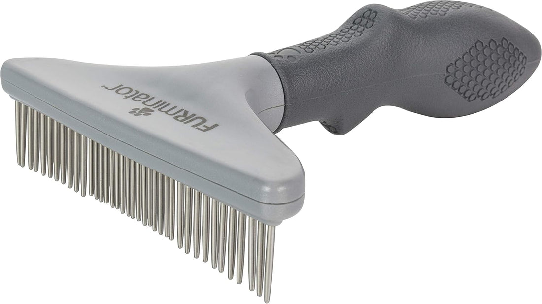 FURminator Dog/Cat Grooming Rake, Grooming Tool