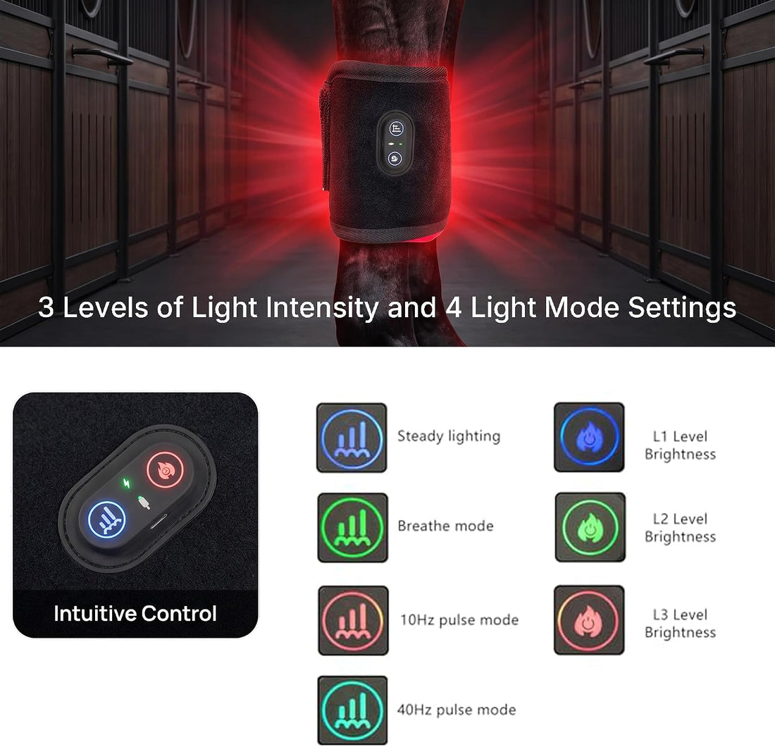 Wearable Red Light Therapy Hoof Boots