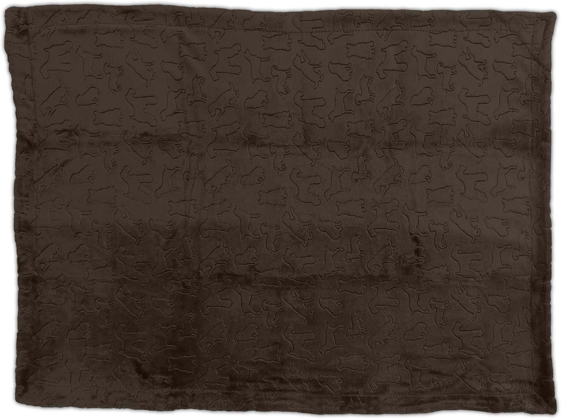 American Kennel Club Premium Velvet Sherpa Pet Blanket Soft and Warm