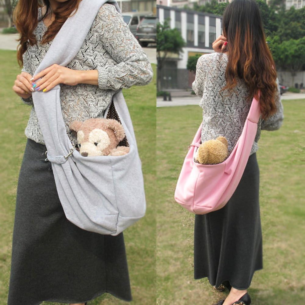 Grtdrm Pet Sling Carrier Bag Travel Tote for Cats Dogs, Up to 16 lbs
